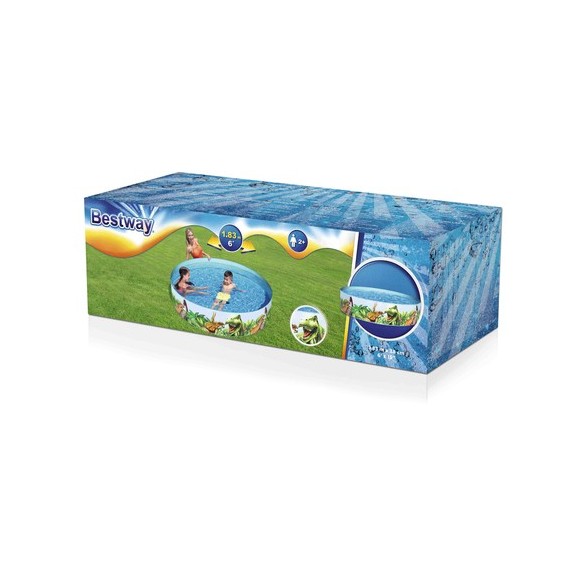 Piscina Rigida con Dinosauri 244 cm Bestway