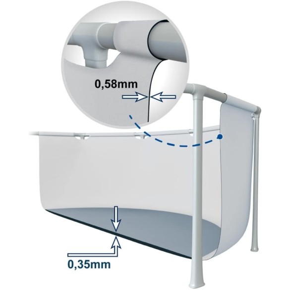 Piscina Intex Ultraframe 26720 Diam.427x107 H