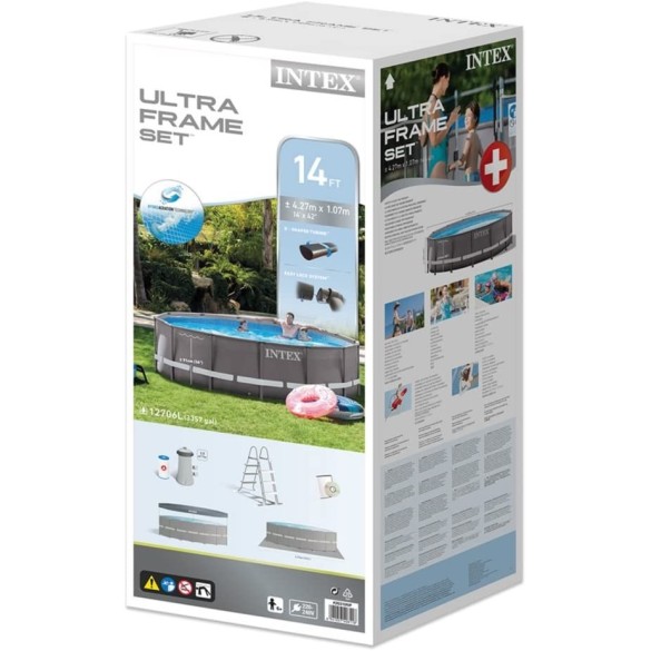 Piscina Intex Ultraframe 26720 Diam.427x107 H