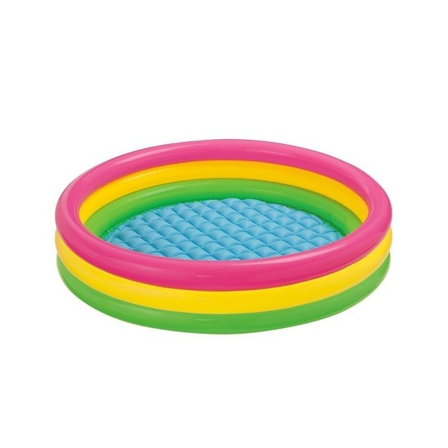Piscina Gonfiabile 3 Anelli Diam. 114 H 25 Intex