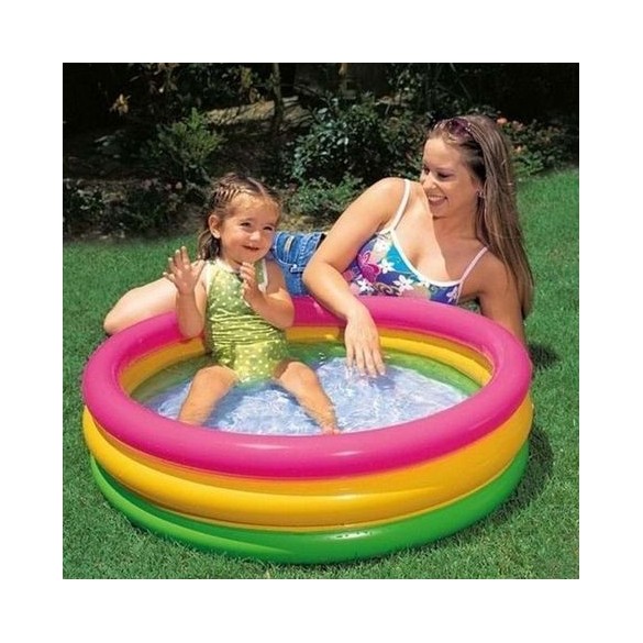 Piscina Baby 3 Anelli 86x25 cm Intex