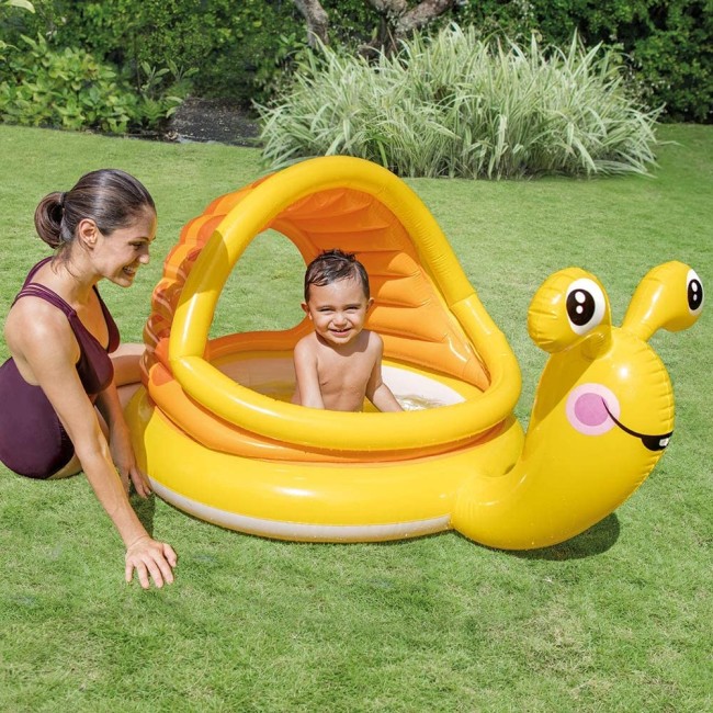 Piscina Baby Lumaca 145x102 cm Intex