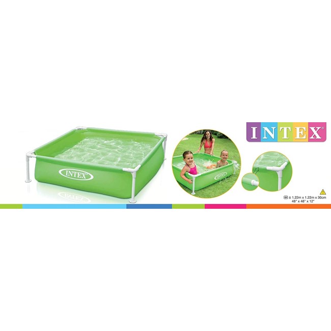 Piscina Mini Frame Verde 122 x 122 x 30 cm