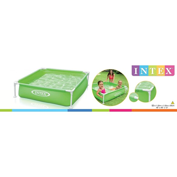 Piscina Mini Frame Verde 122 x 122 x 30 cm