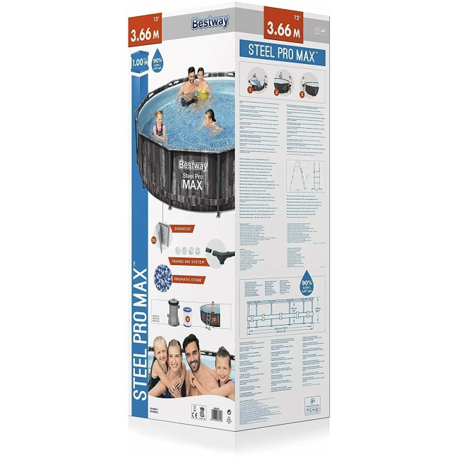 Piscina Bestway Steel PRO Max Ø 366 x 100 cm