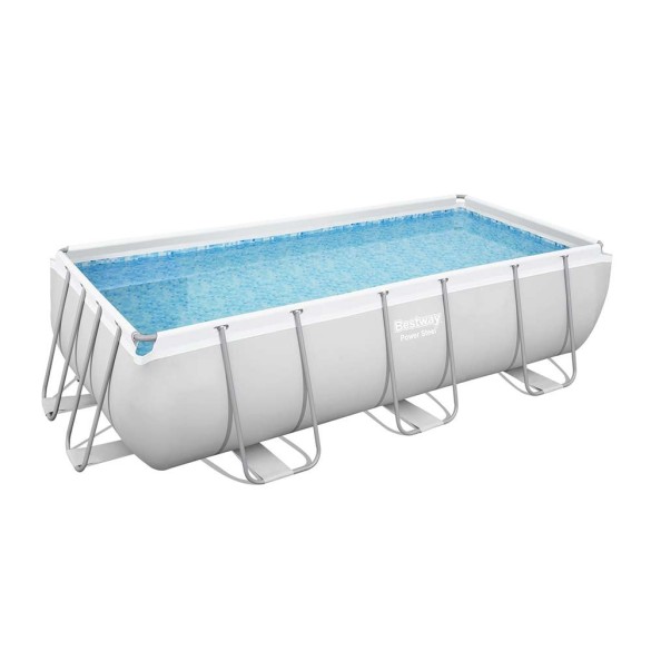 Piscina Bestway Rettangolare Power Steel Frame 4.04x2.01x1 M