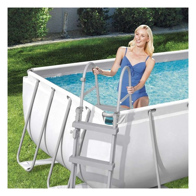Piscina Bestway Rettangolare Power Steel Frame 4.04x2.01x1 M