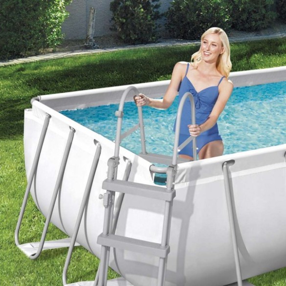 Piscina Bestway Rettangolare Power Steel Frame 4.04x2.01x1 M