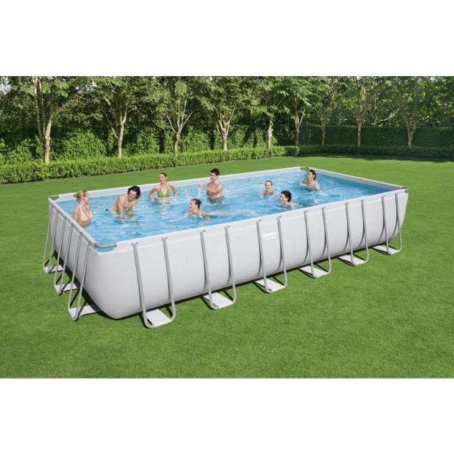 Piscina rettangolare Power Steel da 732x366x132 cm Bestway