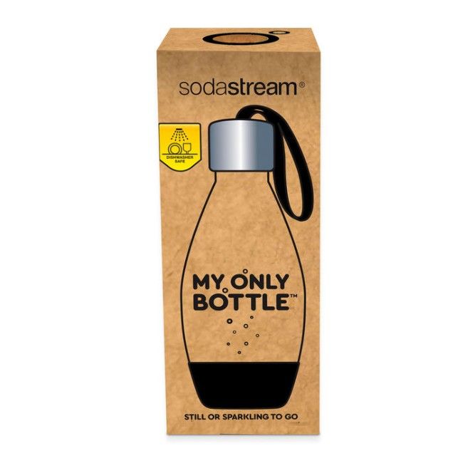 Gasatore Sodastream Spirit Nero + 2 Bottiglie My Only Bottle Omaggio