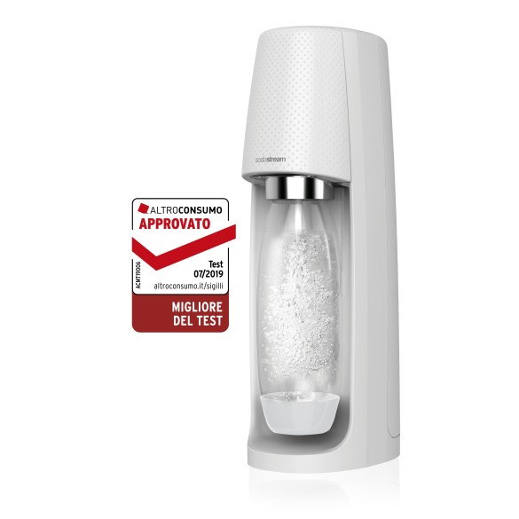 Gasatore Sodastream Spirit Bianco + 2 Bottiglie My Only Bottle Omaggio