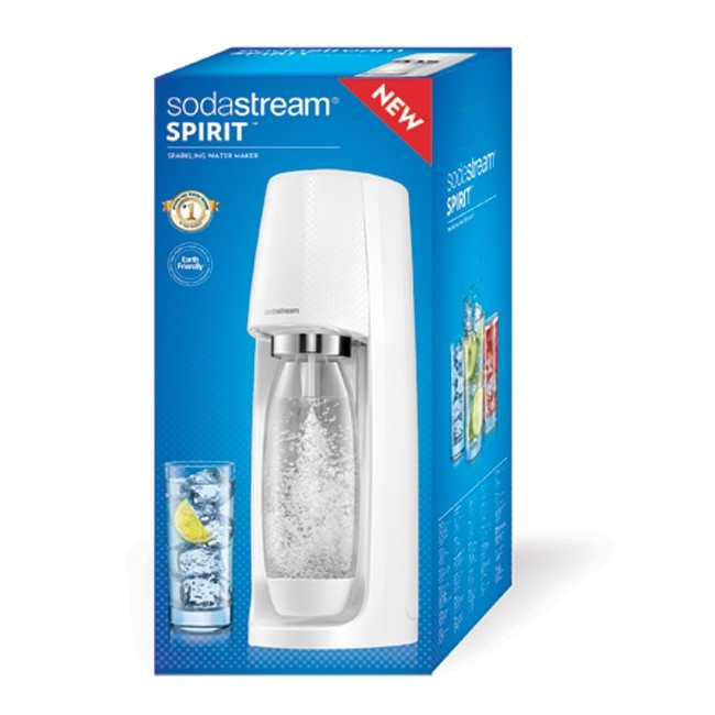 Gasatore Sodastream Spirit Bianco + 2 Bottiglie My Only Bottle Omaggio