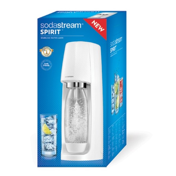 Gasatore Sodastream Spirit Bianco + 2 Bottiglie My Only Bottle Omaggio