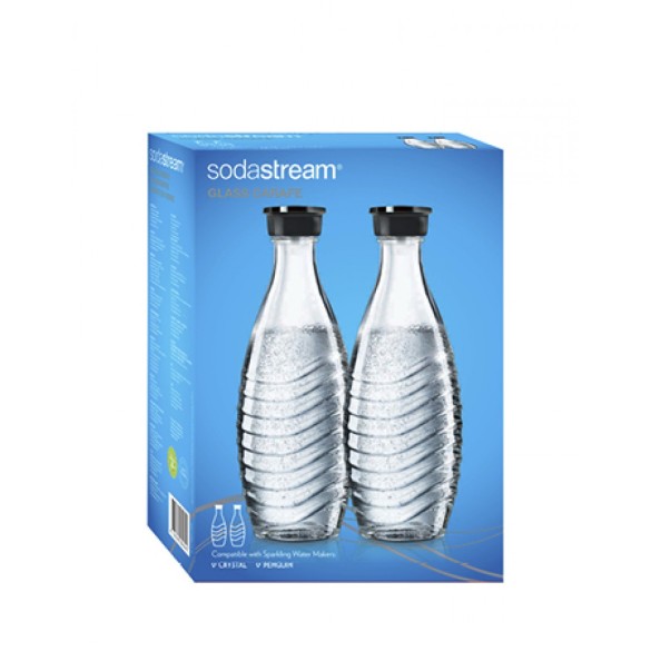 Bottiglie in Vetro 2 pz per Gasatori Sodastream