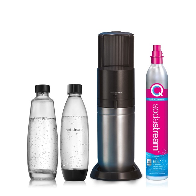 Gasatore Sodastream Duo Nero + 2 Bottiglie My Only Bottle Omaggio