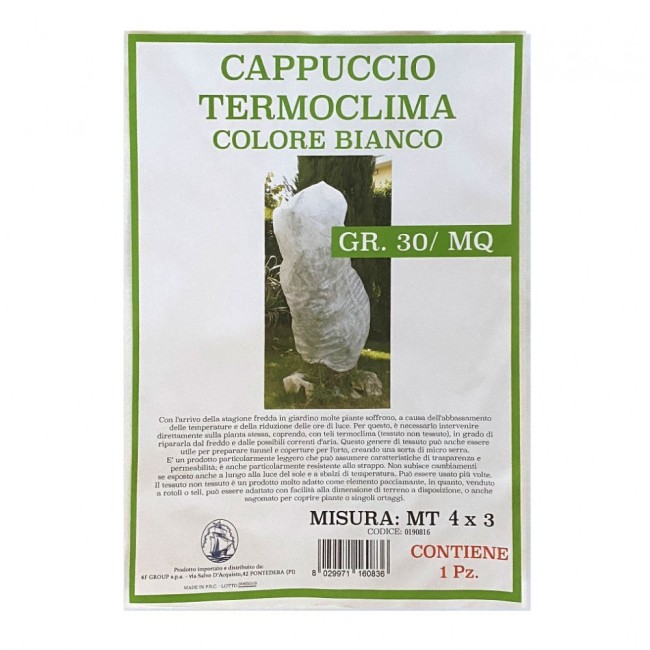 Telo Termoclima Cappuccio 4x3 MQ