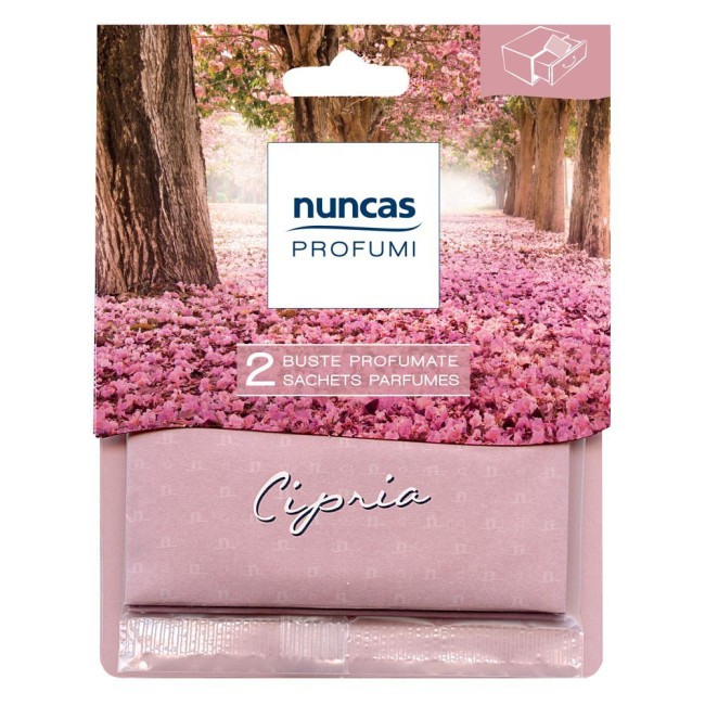 2 Buste Profumate per Cassetti Cipria Nuncas