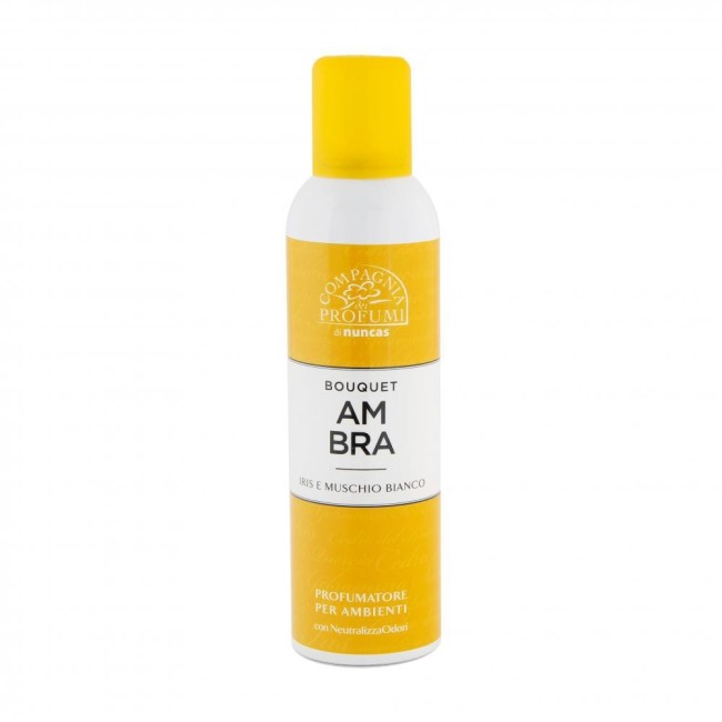 Profumatore per Ambiente Spray Bouquet Ambra 250 ml Nuncas