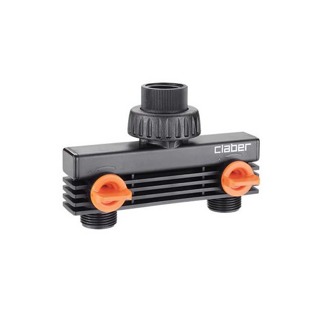Presa Rubinetto a Due Vie 3/4'' Maschio Claber