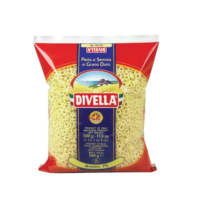 Anellini n. 75 Divella 500 gr