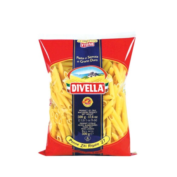 Penne Ziti Rigate n. 27 Divella 500 gr