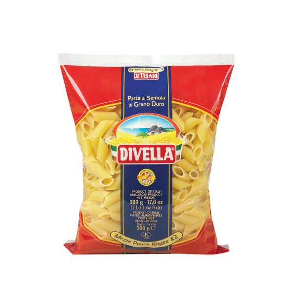 Mezze Penne Rigate n. 42 Divella 500 gr