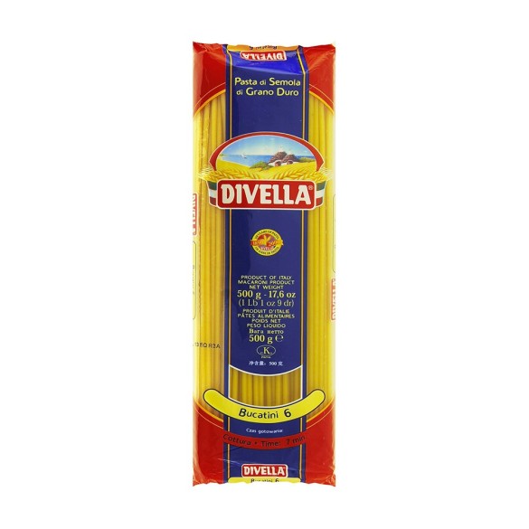 Bucatini n. 6 Divella 500 gr
