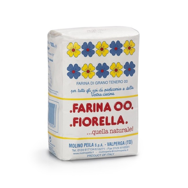 Farina di Grano Tenero 00 Fiorella Molino Peila 1 Kg