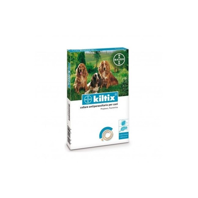 Collare Antiparassitario per Cane di Taglia Media 48cm Kiltix