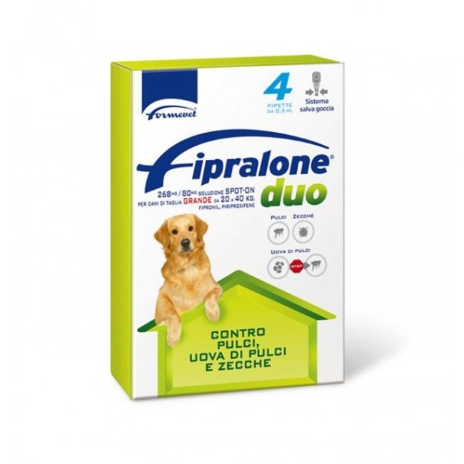 Fipralone Cane 20-40 Kg confezione da 4 Pipette