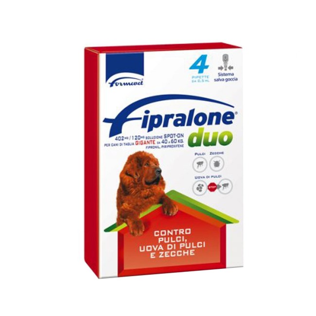 Fipralone Cane + 40 Kg confezione da 4 Pipette