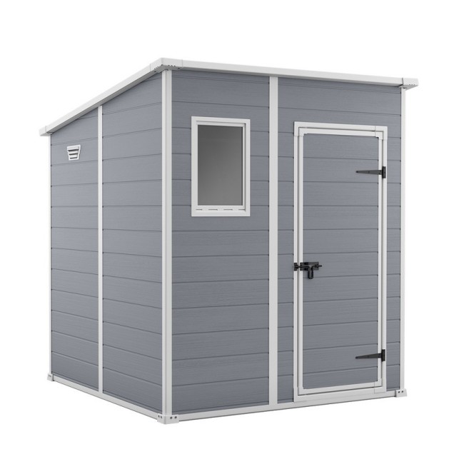 Casetta da Giardino Manor 6x6 Pent Grey