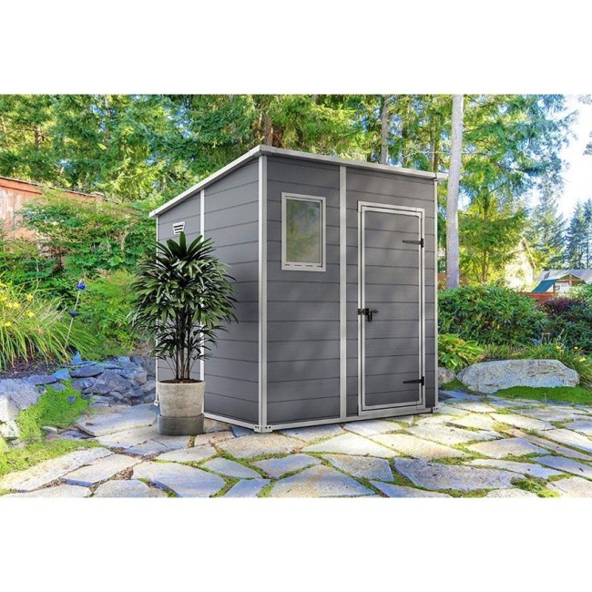 Casetta da Giardino Manor 6x6 Pent Grey