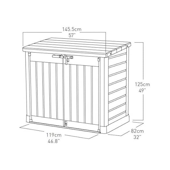 Porta Attrezzi Store It Out Max Beige Keter