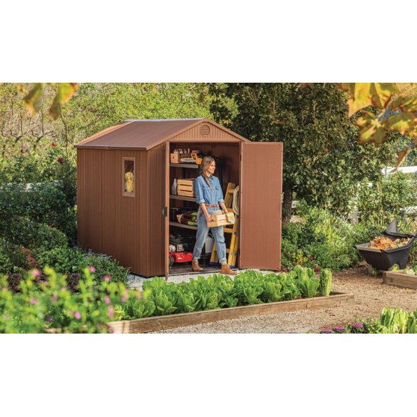Casetta da Giardino Darwin 6x8 Marrone Keter