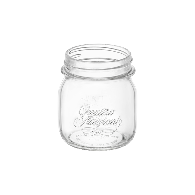 Barattolo 250 gr 4Stagioni Bormioli confezione da 6 Pezzi