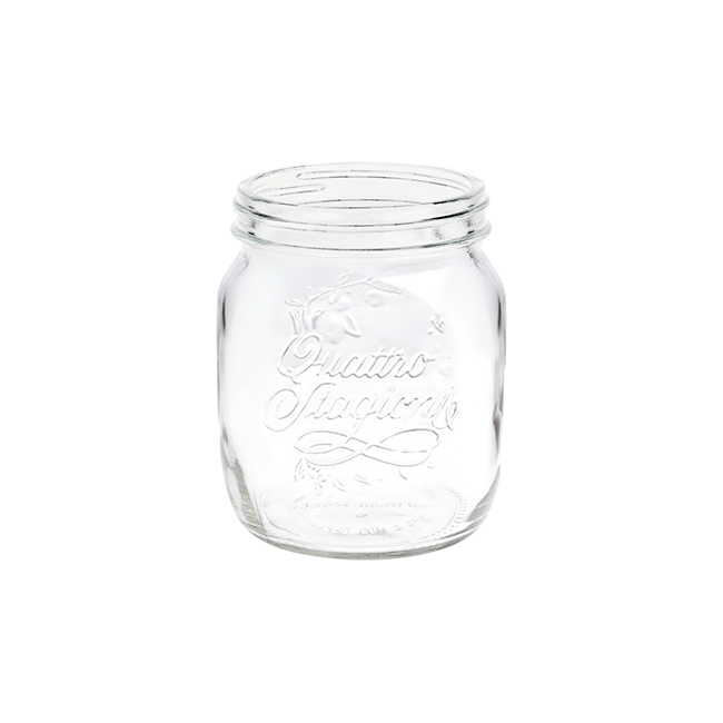 Barattolo 700 gr 4Stagioni Bormioli confezione da 6 Pezzi
