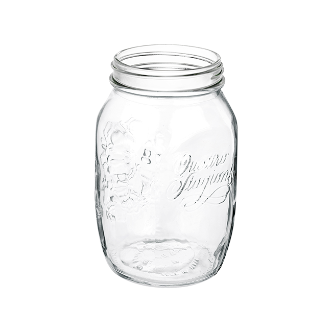 Barattolo 1000 gr 4Stagioni Bormioli confezione da 6 Pezzi