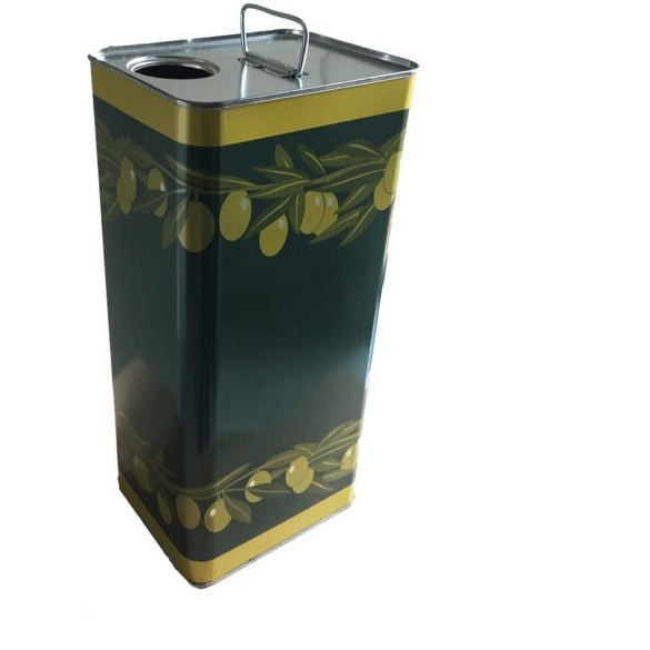 Latta per l'olio 5 L confezione da 10 pz con Tappo Versatore