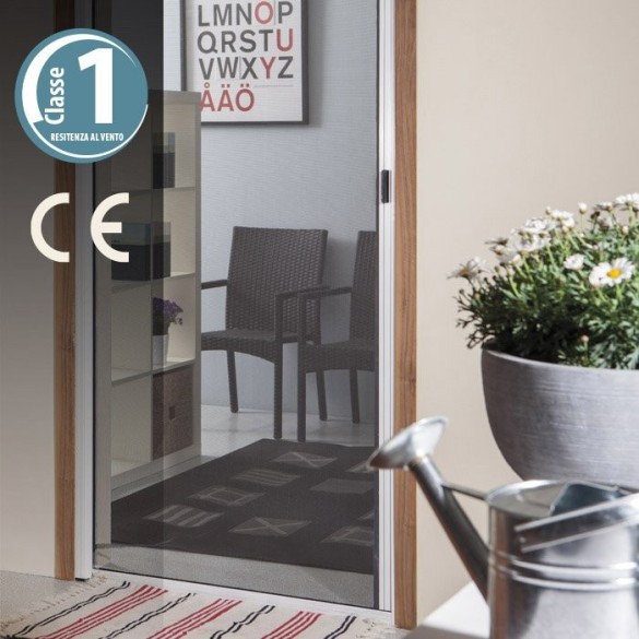 Zanzariera A Rullo Per Porta 140x250 Colore Avorio Verdelook