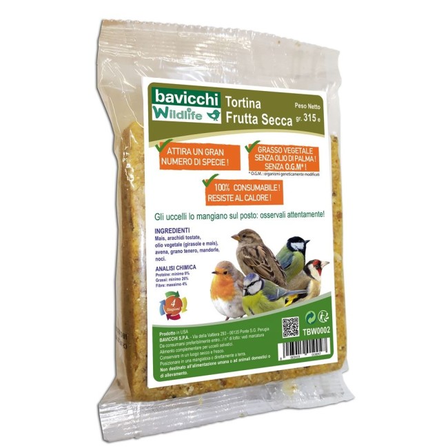 Tortina Frutta Secca 315 gr