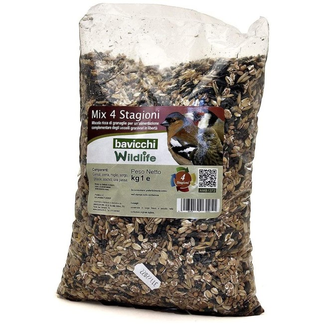 Mix Granaglie 4 Stagioni Wildlife 1 Kg Bavicchi