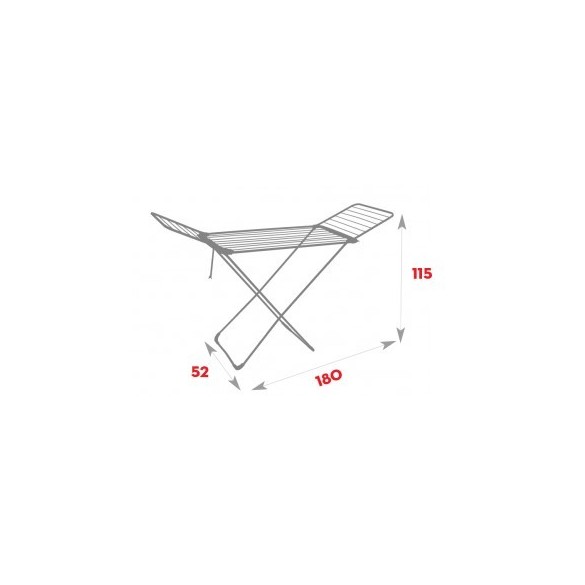 Stendino a Cavalletto Misterkole in Acciaio Inox