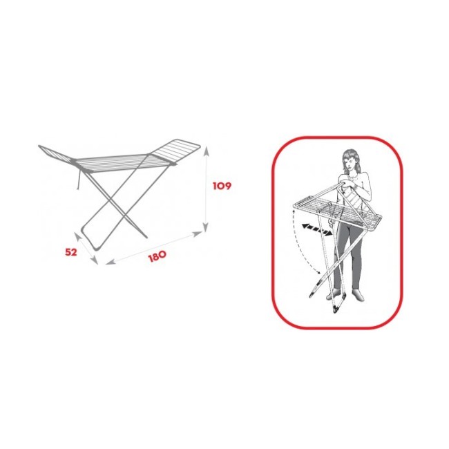Stendibiancheria New Atlantik 18 M