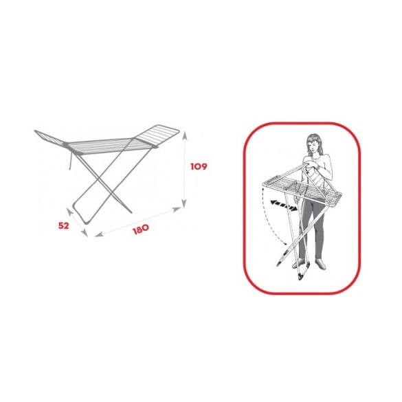 Stendibiancheria New Atlantik 18 M
