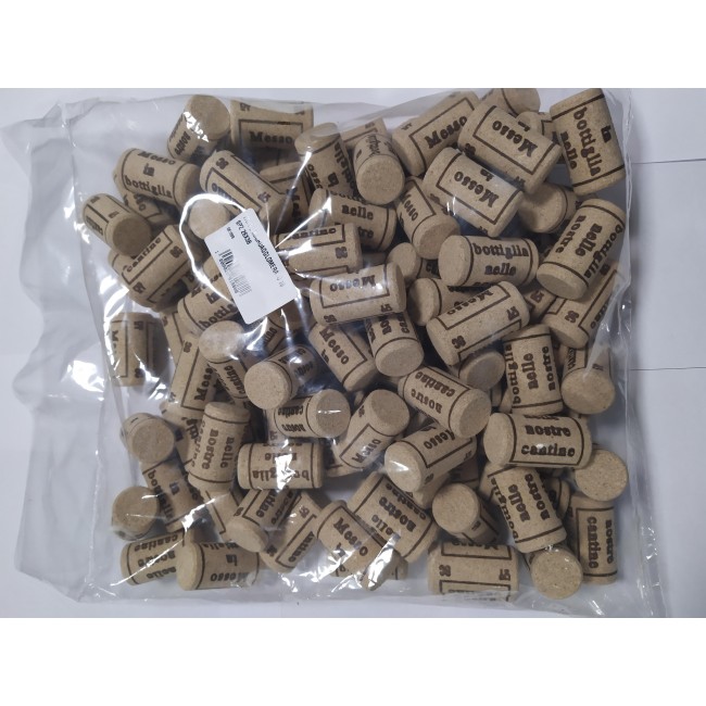 Tappo di Sughero MICRO AGGLOMERATO 26x38 100 pz