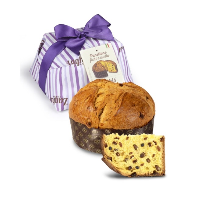 Panettone Farcito Con Fichi & Uvetta 750 gr ZAGHIS
