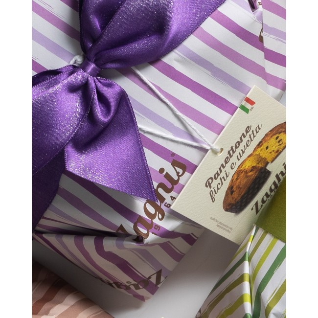 Panettone Farcito Con Fichi & Uvetta 750 gr ZAGHIS