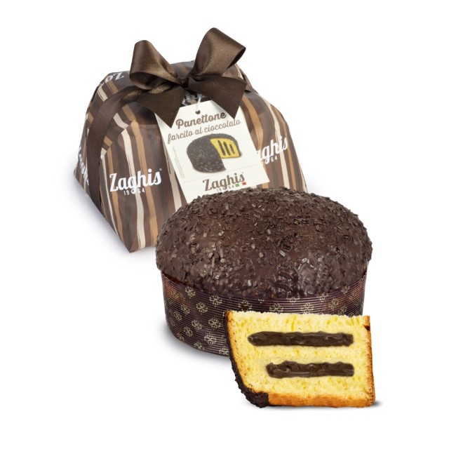 Panettone Farcito Con Cioccolato 800 gr ZAGHIS