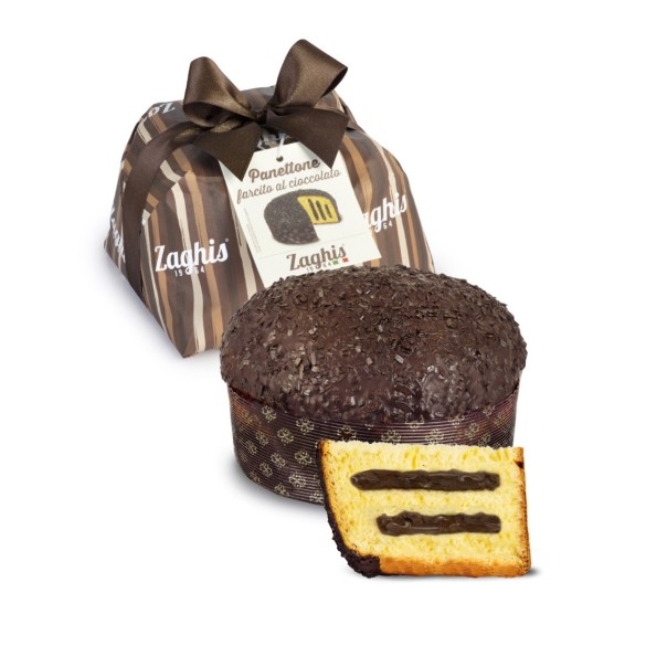 Panettone Farcito Con Cioccolato 800 gr ZAGHIS
